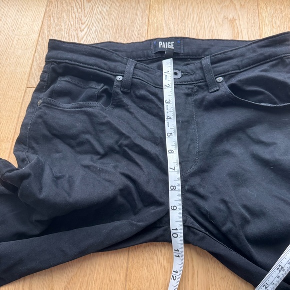 PAIGE LENNOX BLACK SHADOW SLIM JEANS - 30 - Picture 9 of 14